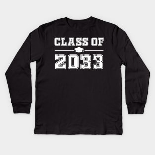 class of 2033 Kids Long Sleeve T-Shirt